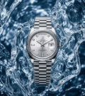 ROLE_X OYSTER PERPETUAL DAY DATE 40 || Silver