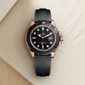 ROLE_X YATCH MASTER || ROSE GOLD BLACK