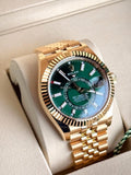 ROLE_X SKY DWELLER || GOLD GREEN